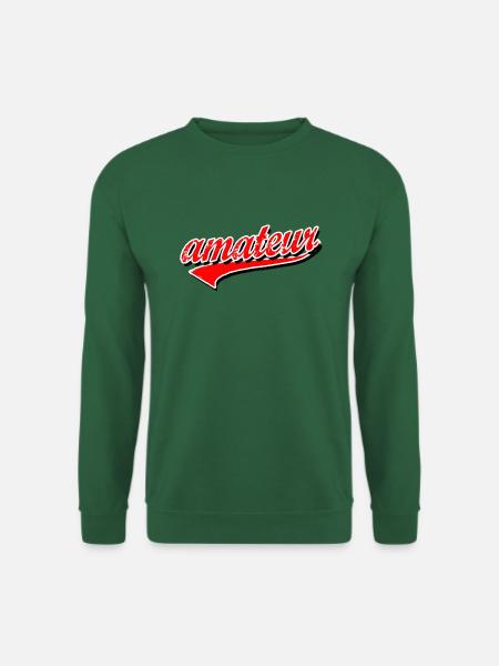 amateur anfänger lehrling loser shirt cap sticker - Unisex Pullover - Grün