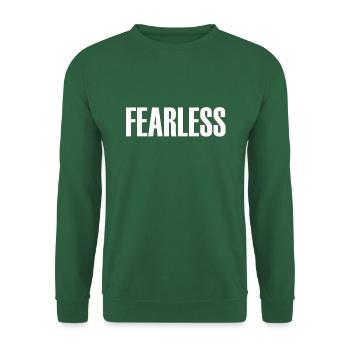 fearless no fear fearless fearless shirt - Unisex Sweatshirt - green - Front