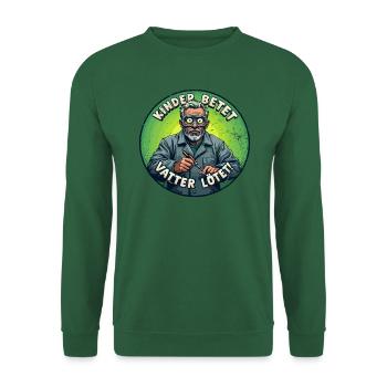 Heimwerker DIY Fun Shirt Ruhrpott Dialekt - Unisex Pullover - Grün - Vorne