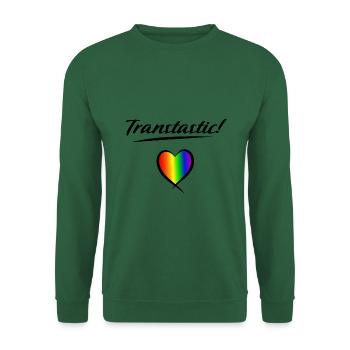Transgender Transtastisch! - Unisex Pullover - Grün - Vorne