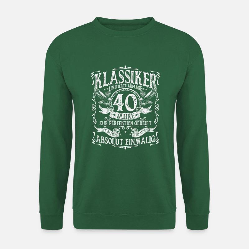 40. Geburtstag 40 Jahre Klassiker Geschenk - Unisex Pullover - Grün