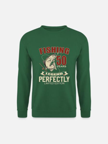 Angeln 50. Geburtstag Limited Edition Angler - Unisex Pullover - Grün