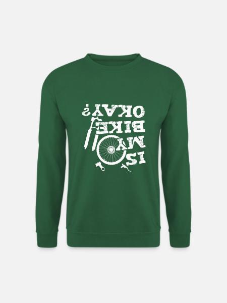 Mountainbiker MTB Fahrrad Biker Radfahrer Geschenk - Unisex Pullover - Grün