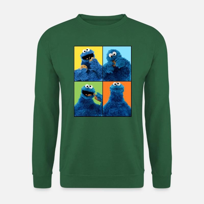 5 Rue Sésame Macaron Posture - Sweat-shirt Unisexe - vert foncé