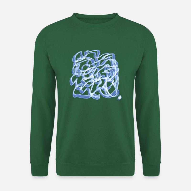 Abstraktes Blau - Unisex Pullover - Grün