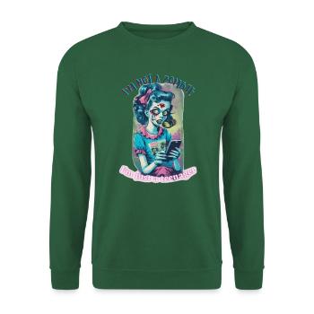 Zombie Teenager - Unisex Pullover - Grün - Vorne