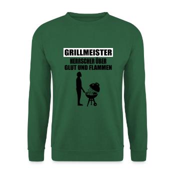 BBQ - Unisex Pullover - Grün - Vorne
