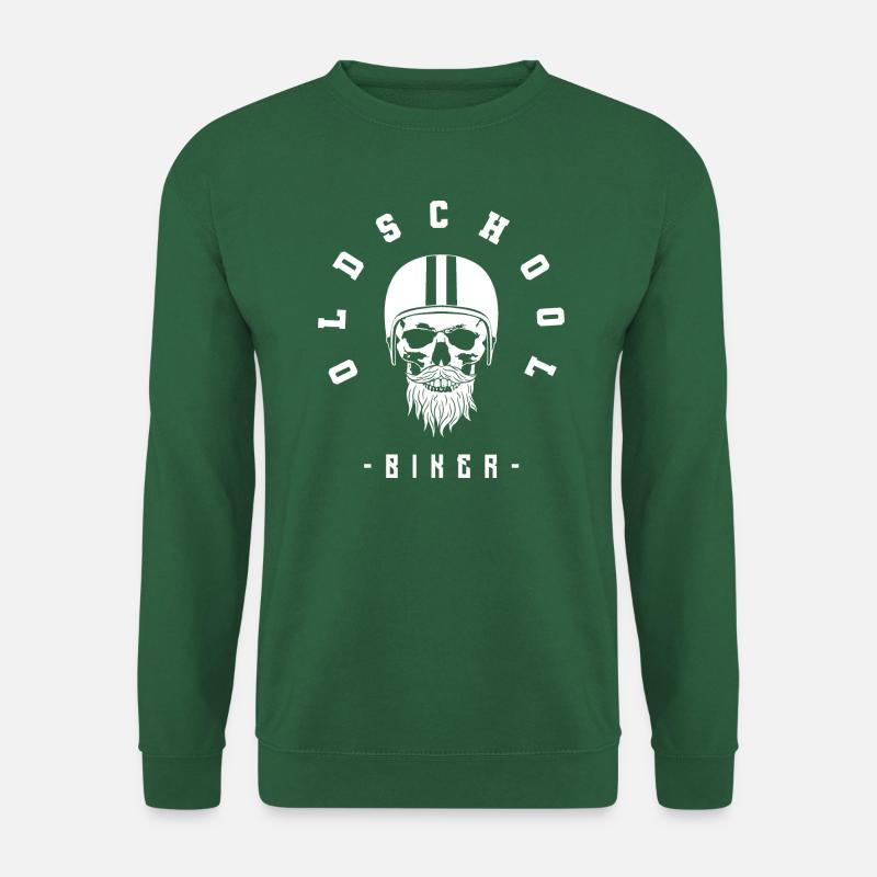 Oldschool Biker - Unisex Pullover - Grün