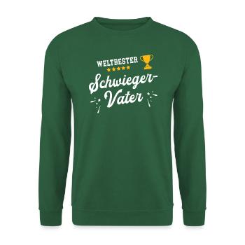 Weltbester Schwiegervater Bester Schwiegerpapa - Unisex Pullover - Grün - Vorne