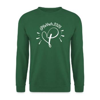Pfarrer 2025 Geburtstag Jubiläum Abschied Studium - Unisex Pullover - Grün - Vorne