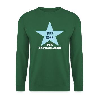 Sohn Stiefsohn Bonussohn Ziehsohn Adoptivsohn Mann - Unisex Pullover - Grün - Vorne