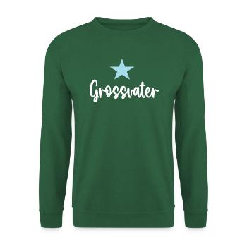 Grossvater Opa Großvater Großpapa Opi Gross-Vater - Unisex Pullover - Grün - Vorne