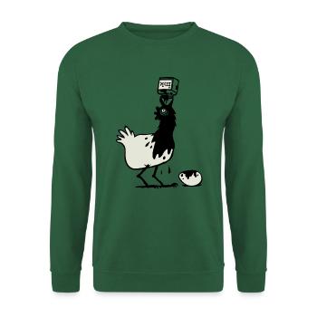 Tintenhuhn - Unisex Pullover - Grün - Vorne