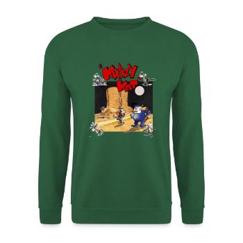 krazy kat Comics - Unisex Pullover - Grün - Vorne