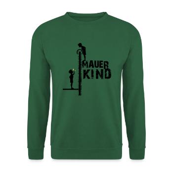 Berlin Wall Child - BERLIN, BERLIN - Unisex Sweatshirt - green - Front