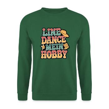 Line Dance mein Hobby - Unisex Pullover - Grün - Vorne