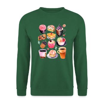 Art Café Milan - Unisex Sweatshirt - green - Front