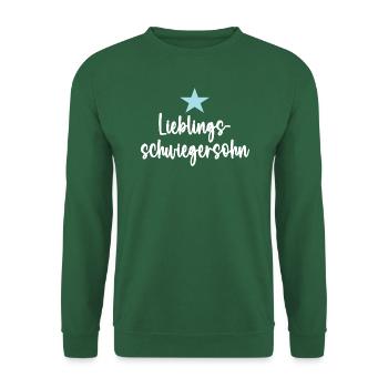 Lieblings Schwiegersohn Lieblingsschwiegersohn - Unisex Pullover - Grün - Vorne