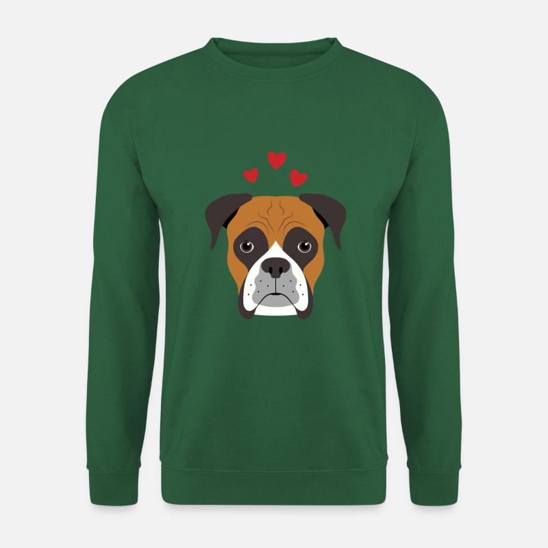 Boxer Liebe - Unisex Pullover - Grün