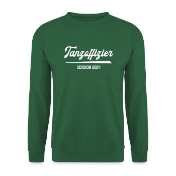 Tanzoffizier 2024 Prinzengarde Karneval Gardetanz - Unisex Pullover - Grün - Vorne