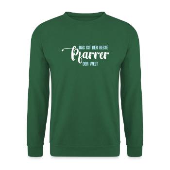 Bester Pfarrer Pastor Priester Katholisch Abschied - Unisex Pullover - Grün - Vorne