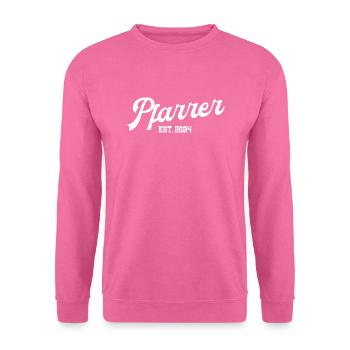 Pfarrer Ausbildung 2024 Theologie Studium Student - Unisex Pullover - Pink - Vorne