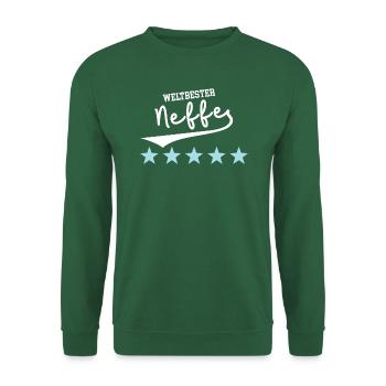 Neffe Beste Neffen Kinder Patenkinder Bruderkind - Unisex Pullover - Grün - Vorne