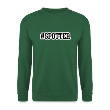 Spotter Cheerleading Sicherheit Stunt Cheerleader - Unisex Pullover - Grün - Vorne