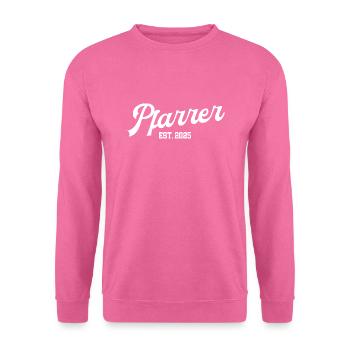 Pfarrer seit 2025 Geistlicher Glaube Gott Kirche - Unisex Pullover - Pink - Vorne