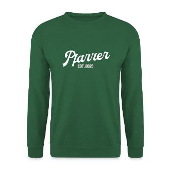 Pfarrer seit 2025 Geistlicher Glaube Gott Kirche - Unisex Pullover - Grün - Vorne