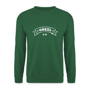 Onkel in Spe Bruder Baby Ankündigung Patenonkel - Unisex Pullover - Grün - Vorne