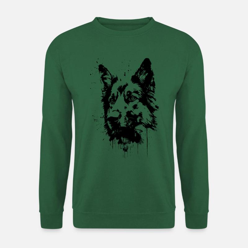Deutscher Schäferhund - Unisex Pullover - Grün