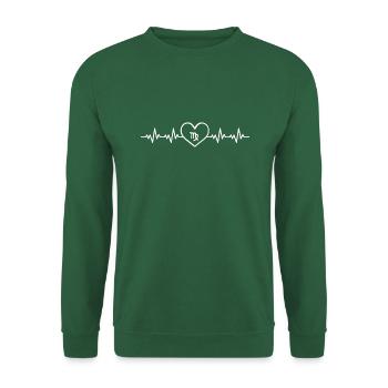 Jungfrau Sternzeichen Jungfrauen Symbol Geburtstag - Unisex Pullover - Grün - Vorne