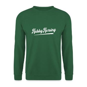 Hobby Horsing Zubehör Pferd Reiten Hobby Horse - Unisex Pullover - Grün - Vorne