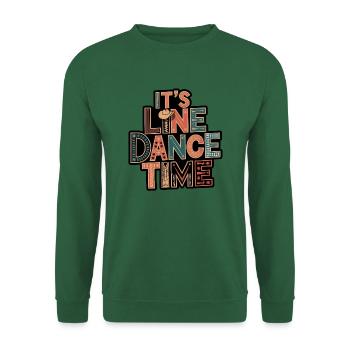 Line Dance Time Line Dancing my passion - Unisex Sweatshirt - green - Front