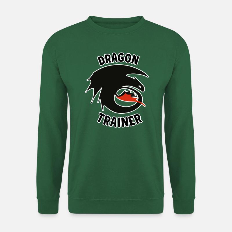 Drachenzähmen Leicht Gemacht Drachentrainer-Logo - Unisex Pullover - Grün