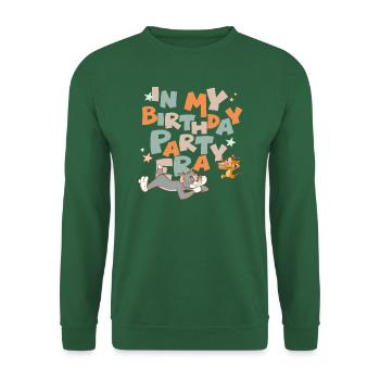Tom Und Jerry Geburtstags-Design - Unisex Pullover - Grün - Vorne