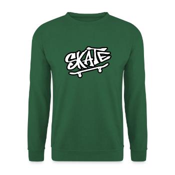 Skate skate skate - Sweat-shirt Unisexe - vert foncé - Devant