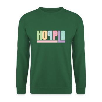 Hoppla - Fröhliches Pastell-Statement-Shirt - Unisex Pullover - Grün - Vorne