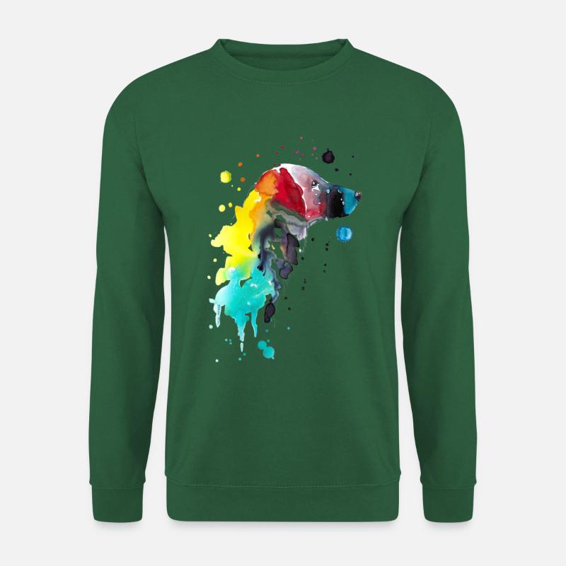 Flat Coated Retriever - Unisex Pullover - Grün