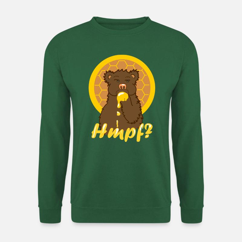 Der hmpfende Honigbär - Unisex Pullover - Grün