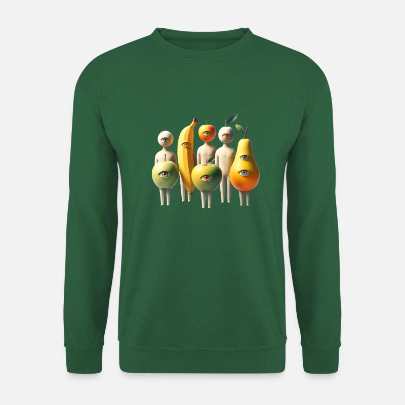 Fruit People - Crazy Design - Unisex Sweatshirt - green