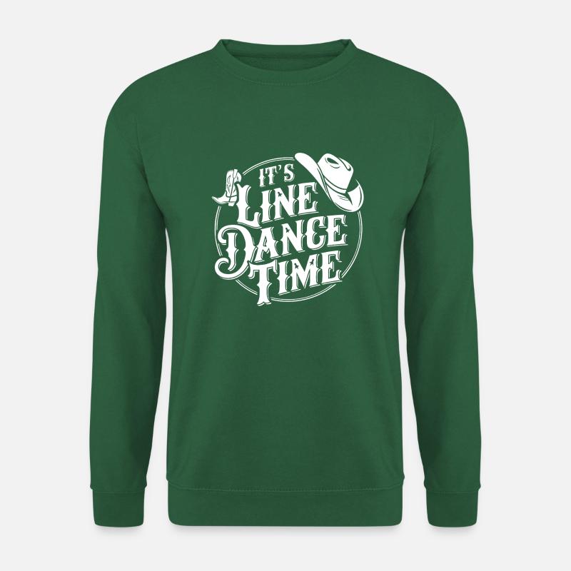 Line Dance Time Line Dancing Zeit zum Tanzen - Unisex Pullover - Grün