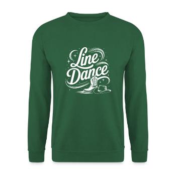 La danse en ligne : mon hobby - ma passion - mon truc - Sweat-shirt Unisexe - vert foncé - Devant