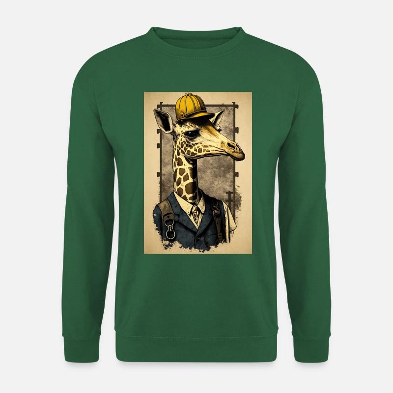 Working Class Giraffe - Unisex Sweatshirt - green