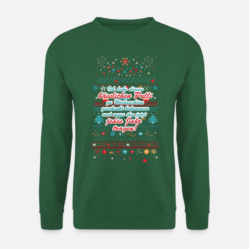 Hässlicher Weihnachtspulli - Unisex Pullover - Grün