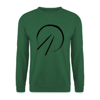 Drums, Trommel, Schlagzeug, Drumsticks - Unisex Pullover - Grün - Vorne