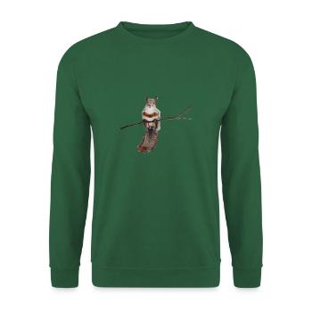 squirrel - squirrel - Unisex Sweatshirt - green - Front