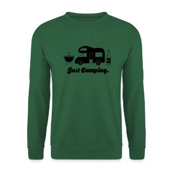 Just Camping Wohnmobil - Unisex Pullover - Grün - Vorne