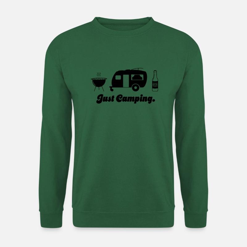 Just Camping Wohnwagen - Unisex Pullover - Grün